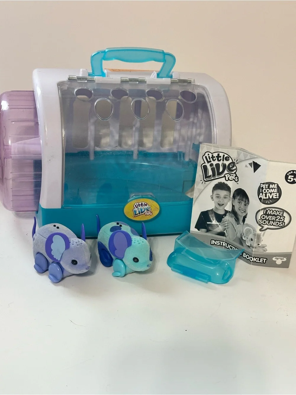Little Live Pets Mouse House playset portable carrier with a turning wheel